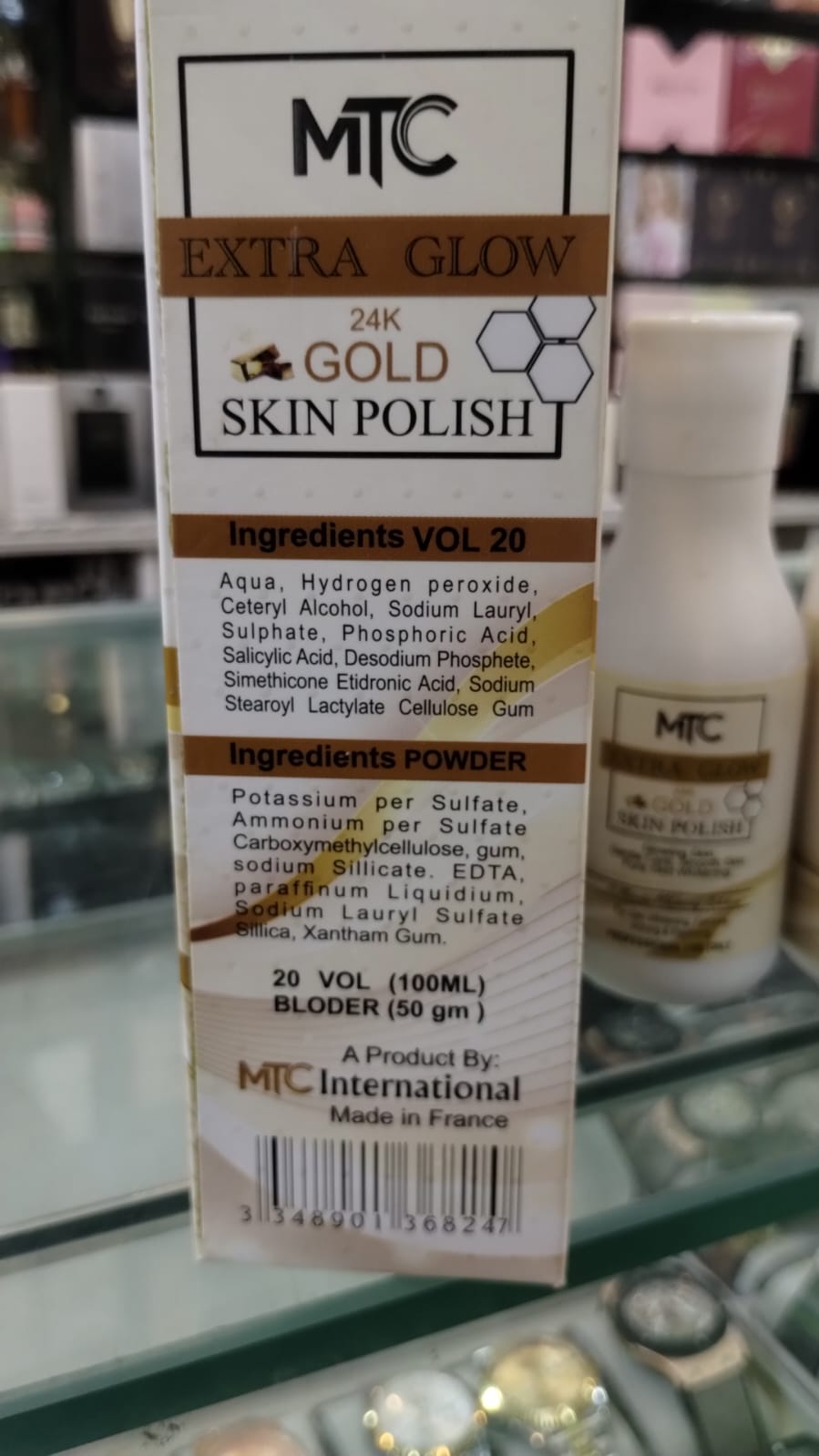 MTC International Extra Glow 24K Gold Skin Polish Kit – Professional Face & Body Brightening System
