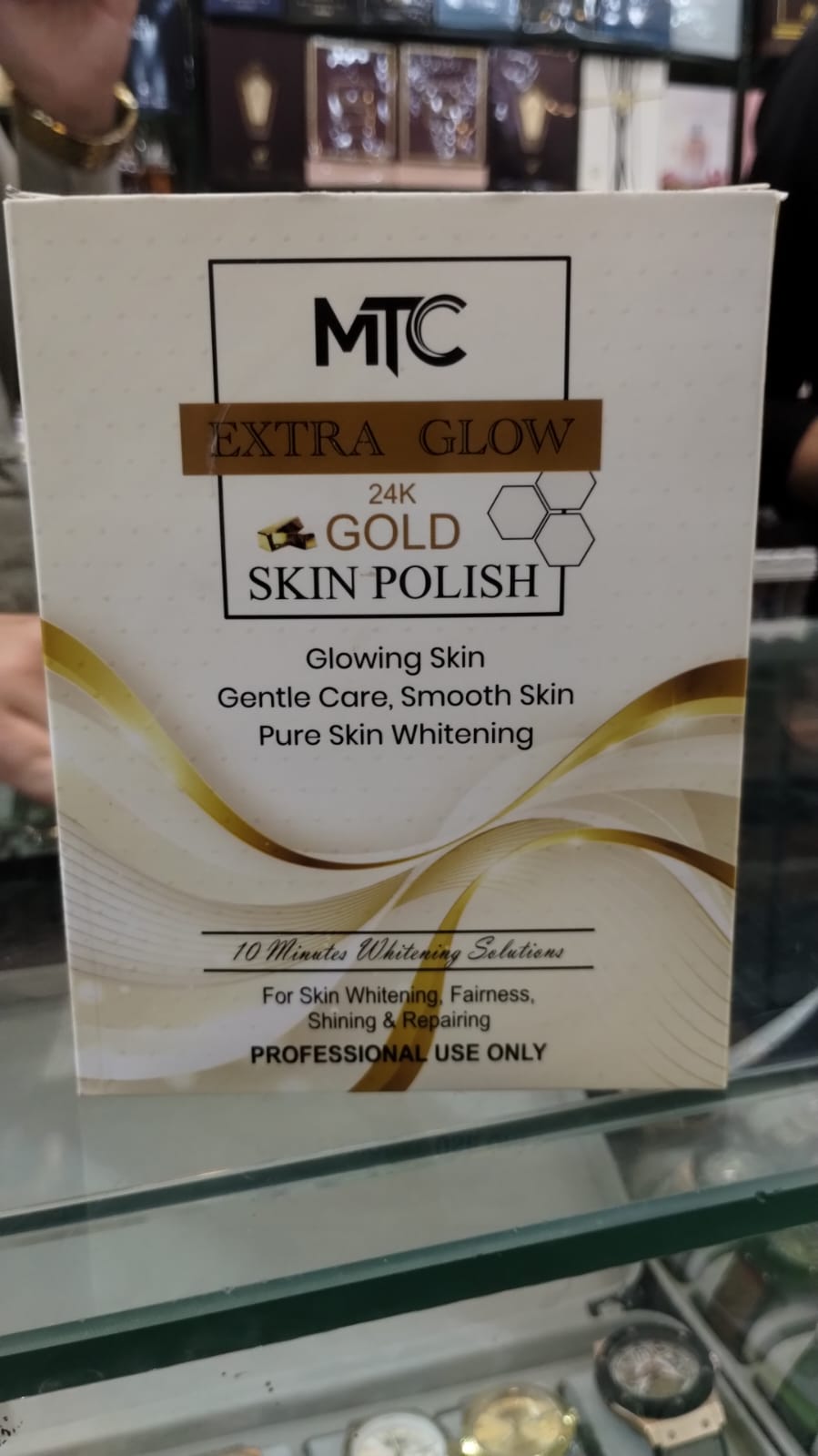 MTC International Extra Glow 24K Gold Skin Polish Kit – Professional Face & Body Brightening System